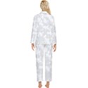 Rose White Womens  Long Sleeve Pocket Pajamas Set View2