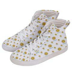 Uruguay Symbol Motif Pattern Men s Hi-top Skate Sneakers