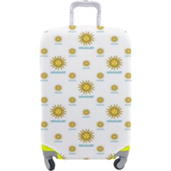 Uruguay Symbol Motif Pattern Luggage Cover (large)