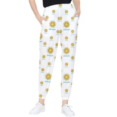 Uruguay Symbol Motif Pattern Tapered Pants