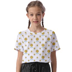 Uruguay Symbol Motif Pattern Kids  Basic Tee