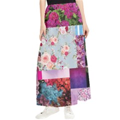 Pink Purple Aesthetic Maxi Chiffon Skirt