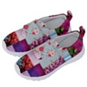 Pink Purple Aesthetic Kids  Velcro No Lace Shoes View2