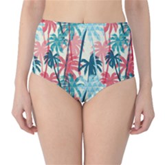 Tropical Love Classic High-waist Bikini Bottoms by designsbymallika