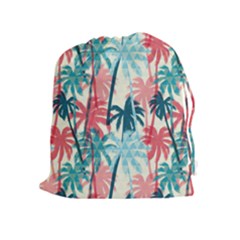 Tropical Love Drawstring Pouch (xl) by designsbymallika