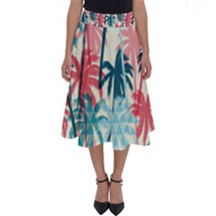 Tropical Love Perfect Length Midi Skirt by designsbymallika