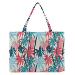 Tropical Love Zipper Medium Tote Bag by designsbymallika