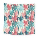 tropical love Square Tapestry (Large) View1