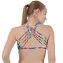 tropical love Criss Cross Racerback Sports Bra View2