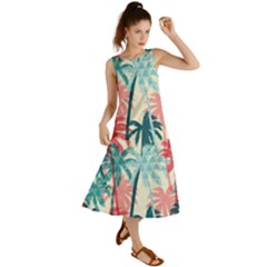 Tropical Love Summer Maxi Dress by designsbymallika