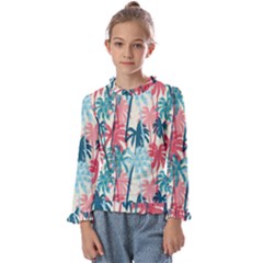 Tropical Love Kids  Frill Detail Tee