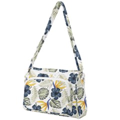 Tropical Blue Love Front Pocket Crossbody Bag by designsbymallika