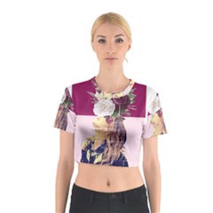 Flower Girl Cotton Crop Top by designsbymallika