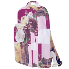 Flower Girl Double Compartment Backpack by designsbymallika