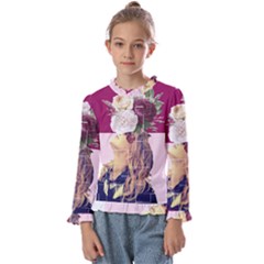 Flower Girl Kids  Frill Detail Tee