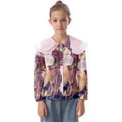 Flower Girl Kids  Peter Pan Collar Blouse