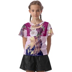 Flower Girl Kids  Front Cut Tee by designsbymallika