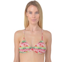 Colorful Paints Reversible Tri Bikini Top by designsbymallika