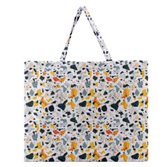 Abstract Seamless Pattern Zipper Large Tote Bag by designsbymallika