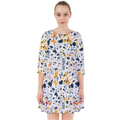 Abstract Seamless Pattern Smock Dress by designsbymallika