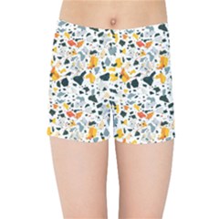 Abstract Seamless Pattern Kids  Sports Shorts by designsbymallika