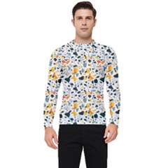 Abstract Seamless Pattern Men s Long Sleeve Rash Guard