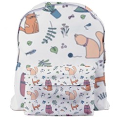 Funny Cats Giant Full Print Backpack by SychEva