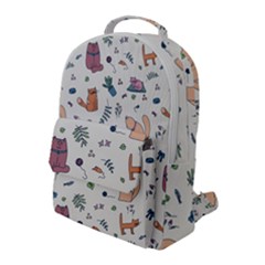 Funny Cats Flap Pocket Backpack (large) by SychEva