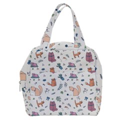 Funny Cats Boxy Hand Bag by SychEva