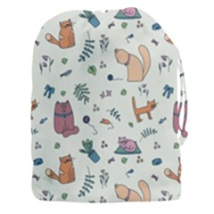 Funny Cats Drawstring Pouch (3XL)