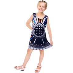 Digital Wheel Kids  Tunic Dress by Sparkle