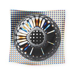 Digital Wheel Square Tapestry (small)