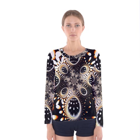 Fractal Jewerly Women s Long Sleeve Tee by Sparkle