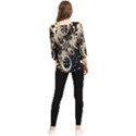 Fractal Jewerly Chiffon Quarter Sleeve Blouse View2