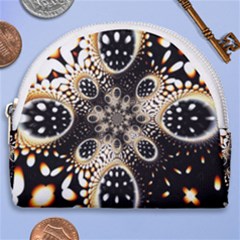 Fractal Jewerly Horseshoe Style Canvas Pouch