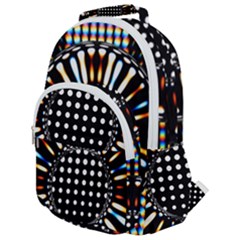 Digital Watch Rounded Multi Pocket Backpack by Sparkle