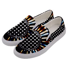 Digital Watch Men s Canvas Slip Ons by Sparkle