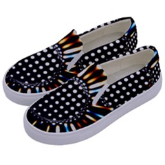 Digital Watch Kids  Canvas Slip Ons by Sparkle