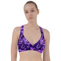 Fractal Illusion Sweetheart Sports Bra