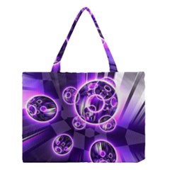 Fractal Illusion Medium Tote Bag by Sparkle