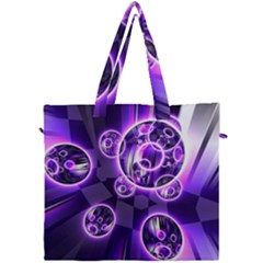 Fractal Illusion Canvas Travel Bag by Sparkle