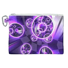 Fractal Illusion Canvas Cosmetic Bag (xl) by Sparkle