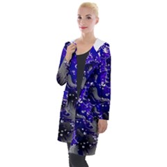 Fractal Lava Hooded Pocket Cardigan by Sparkle