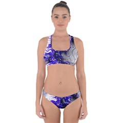 Fractal Lava Cross Back Hipster Bikini Set by Sparkle