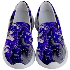 Fractal Lava Kids Lightweight Slip Ons by Sparkle