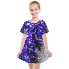 Fractal Lava Kids  Smock Dress