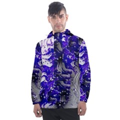 Fractal Lava Men s Front Pocket Pullover Windbreaker by Sparkle