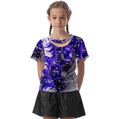 Fractal Lava Kids  Front Cut Tee