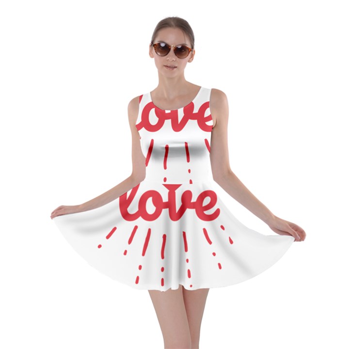 all you need is love Skater Dress