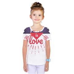 All You Need Is Love Kids  One Piece Tee